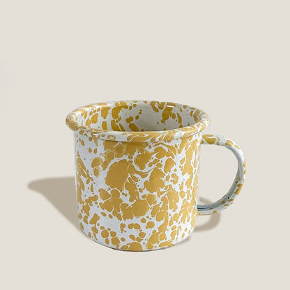 Yellow Enamel Mug