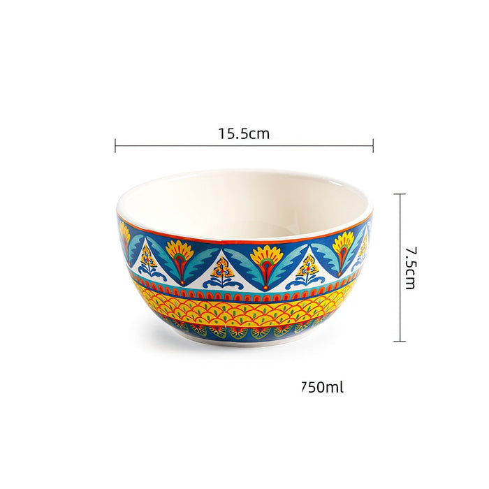 Yellow Morocco Ceramic Bowl