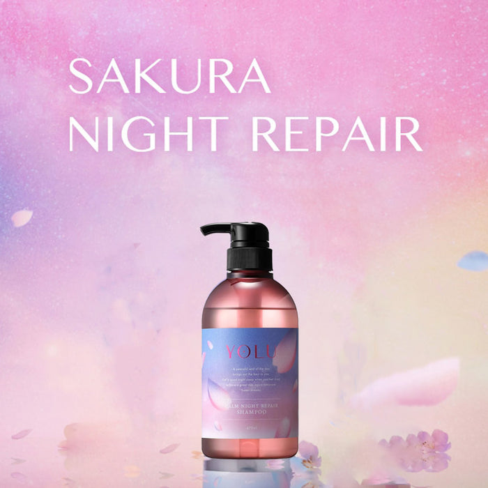 YOLU Calm Night Repair Shampoo 475ml Sakura & Lily