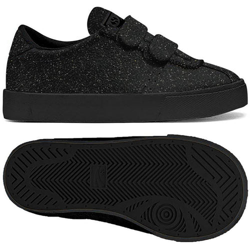 Zapatilla 2843- Club S Microglitterstrapj Black Superga