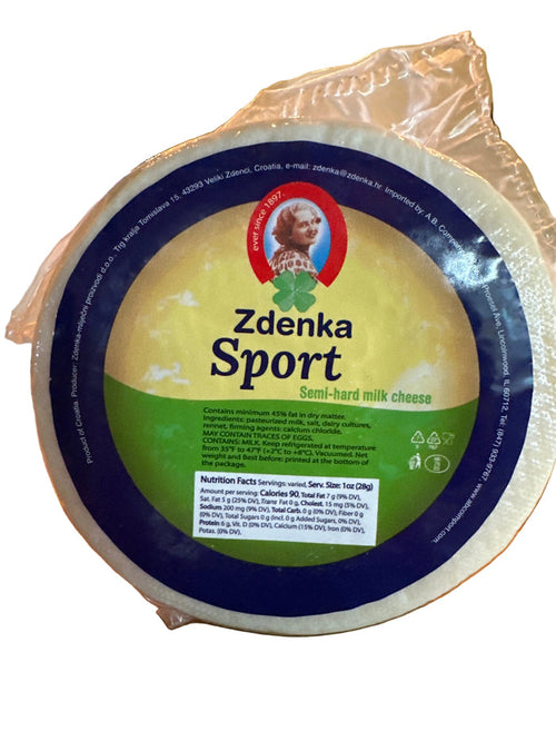 Zdenka SPORT Cheese Wheel (Price per Piece) (Zdenka) - MezeHub