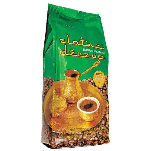 Zlatna Dzezva Turkish Coffee 500g (Vispak) - MezeHub